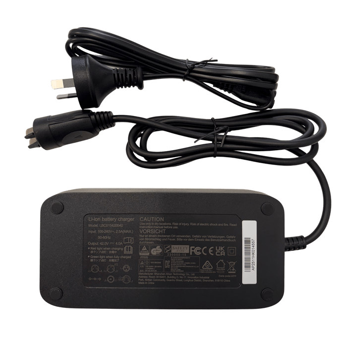 36V 4A Bosch Fast eBike Battery Smart Charger CPBSH36 - 4A - Cap Rouge