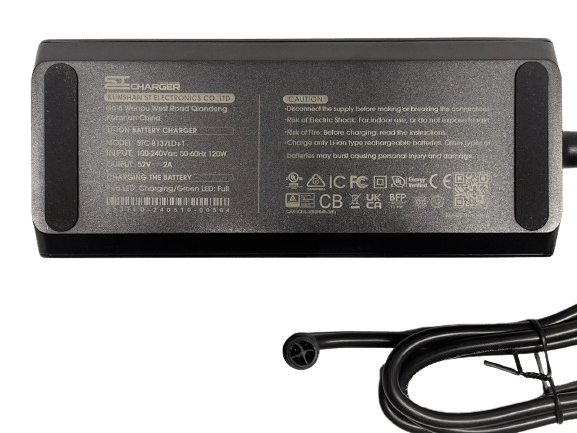 52V 2A ST5 eBike Battery Smart Charger CPRVR52-2A - Cap Rouge