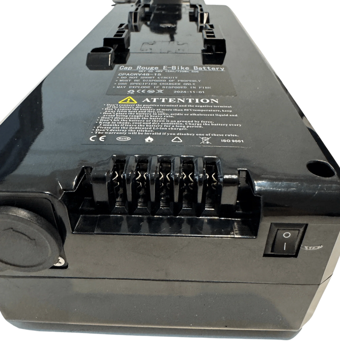 48V 15Ah / 720Wh Ampd Bros / Dirodi eBike Battery CPACRV48-15