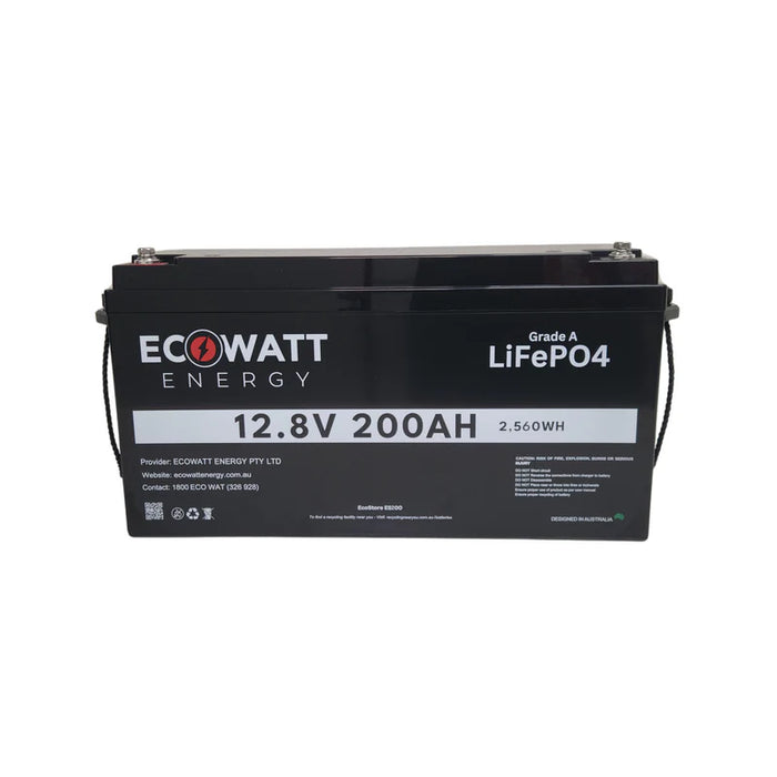 EcoStore 200Ah 12.8V LiFePO4 Battery