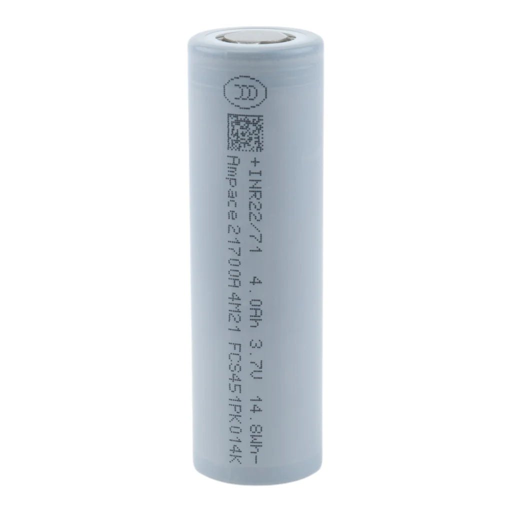 Ampace JP40 21700 4000mAh 70A Tabless Battery - Cap Rouge