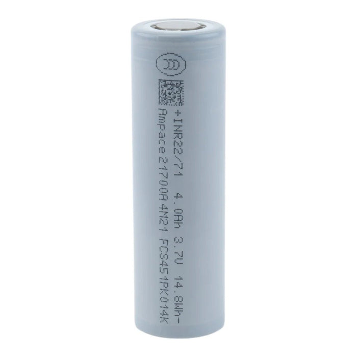 Ampace JP40 21700 4000mAh 70A Tabless Battery - Cap Rouge