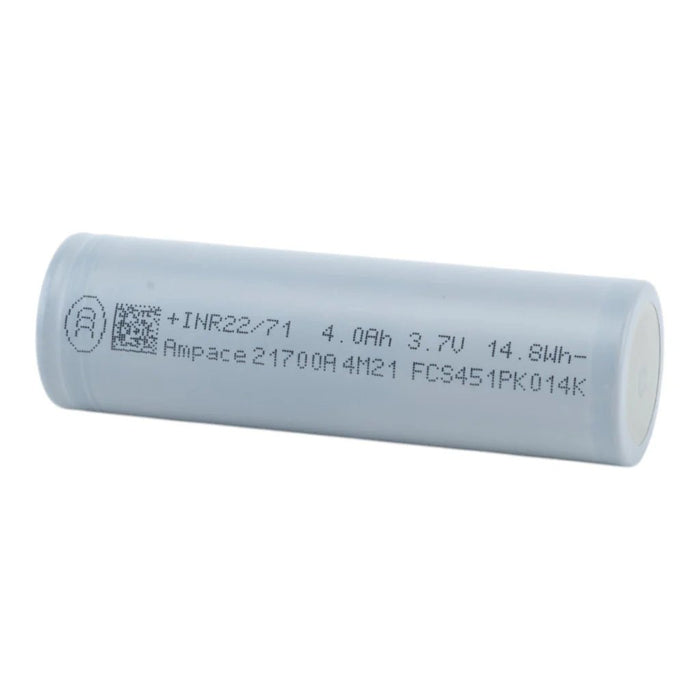 Ampace JP40 21700 4000mAh 70A Tabless Battery - Cap Rouge