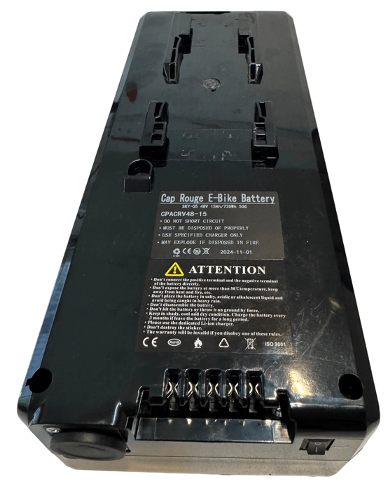 48V 15Ah / 720Wh Ampd Bros / Dirodi eBike Battery CPACRV48-15