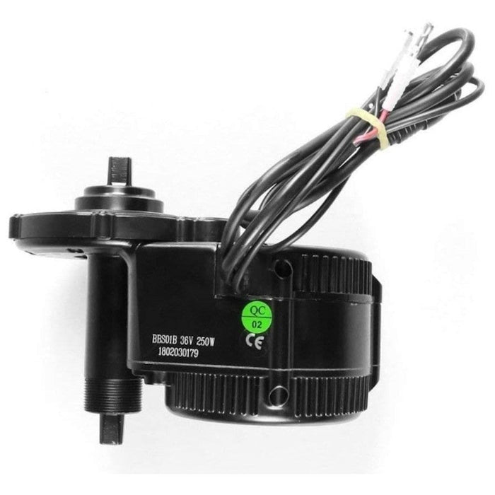 Bafang 36V 250W BBS01B Bafang Mid Drive eBike Conversion Kit 68-73mm - Cap Rouge