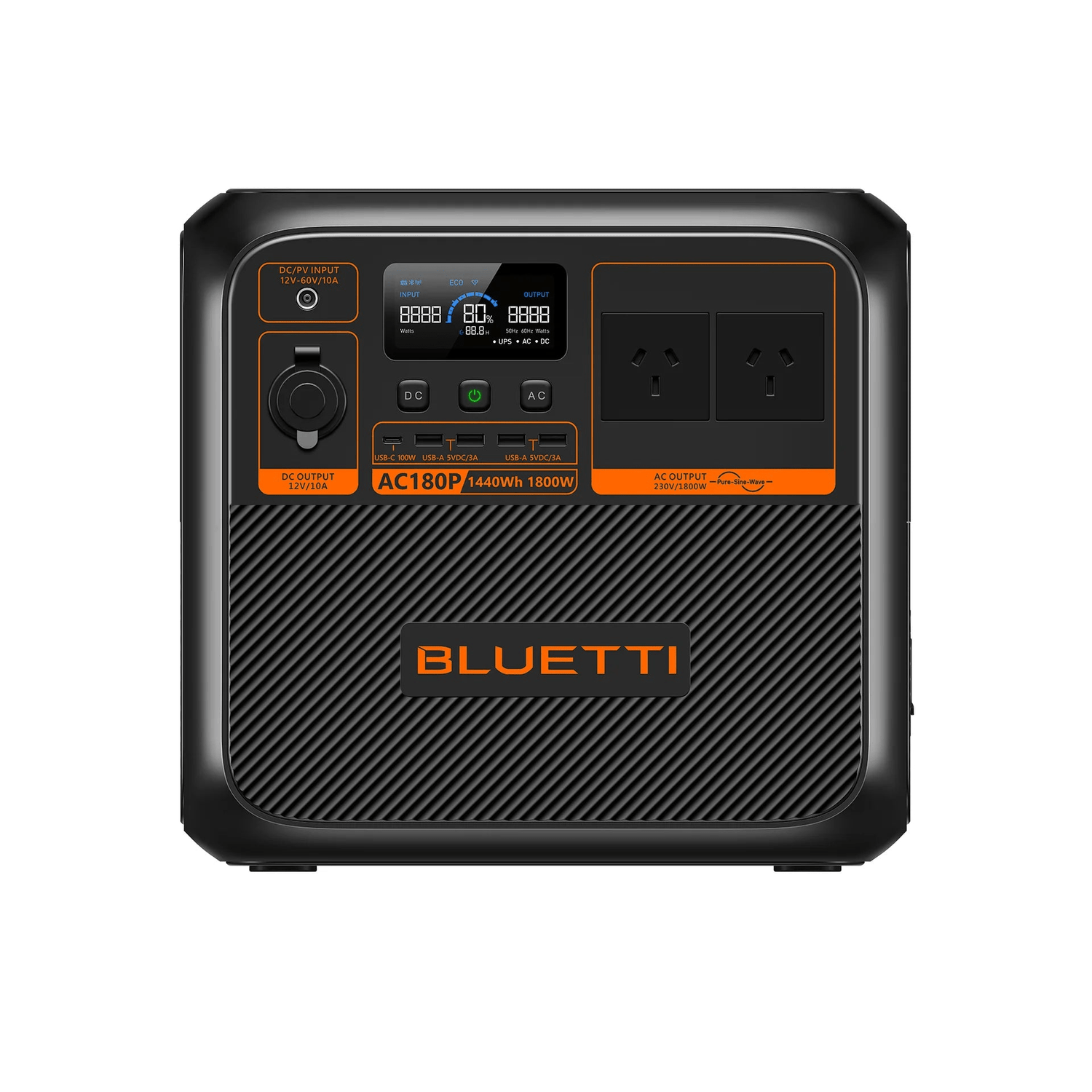 BLUETTI AC180P Solar Portable Power Station | 1,800W 1440Wh - Cap Rouge