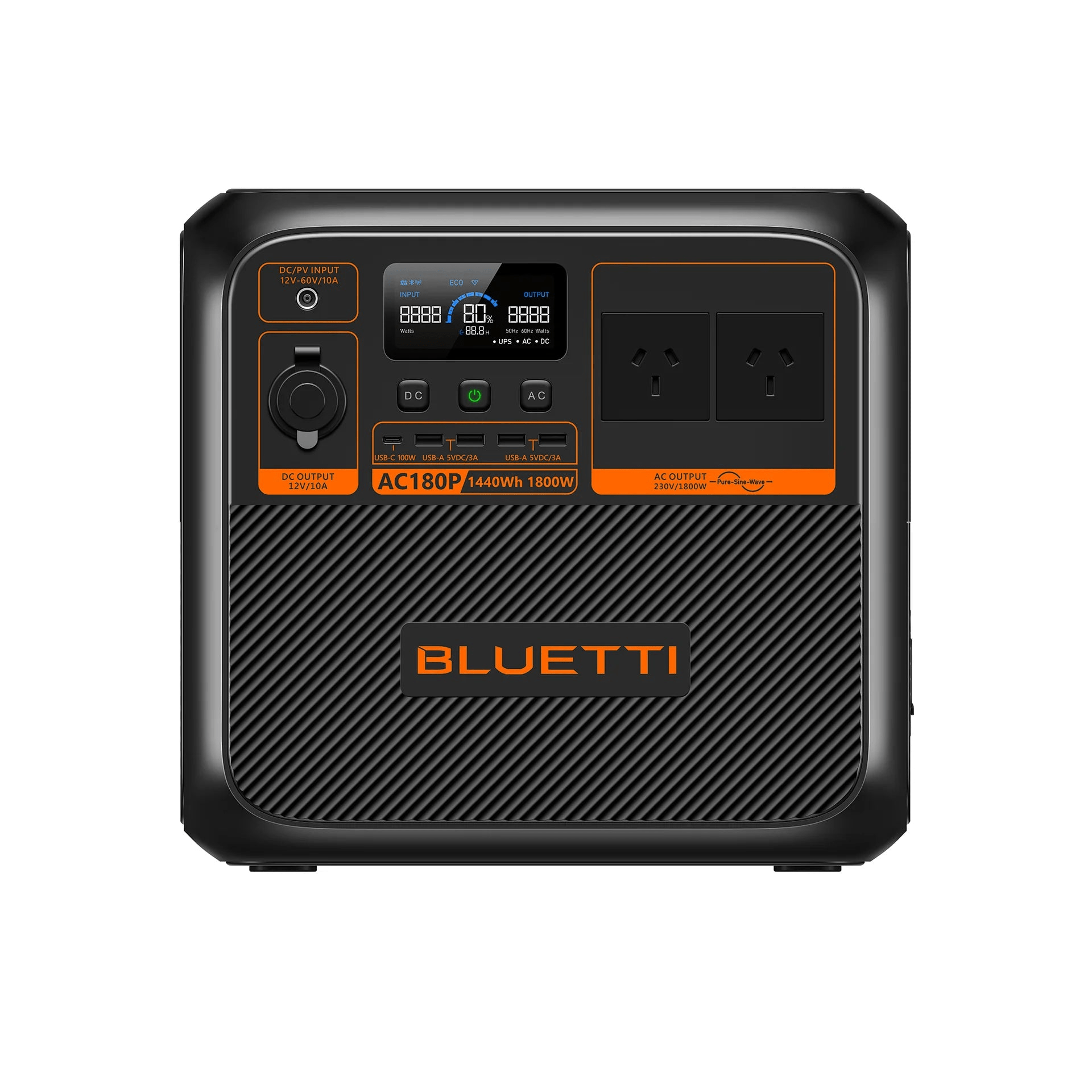 BLUETTI AC180P Solar Portable Power Station | 1,800W 1440Wh - Cap Rouge