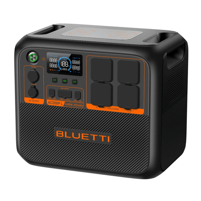 BLUETTI AC200PL Solar Portable Power Station | 2400W 2304Wh - Cap Rouge