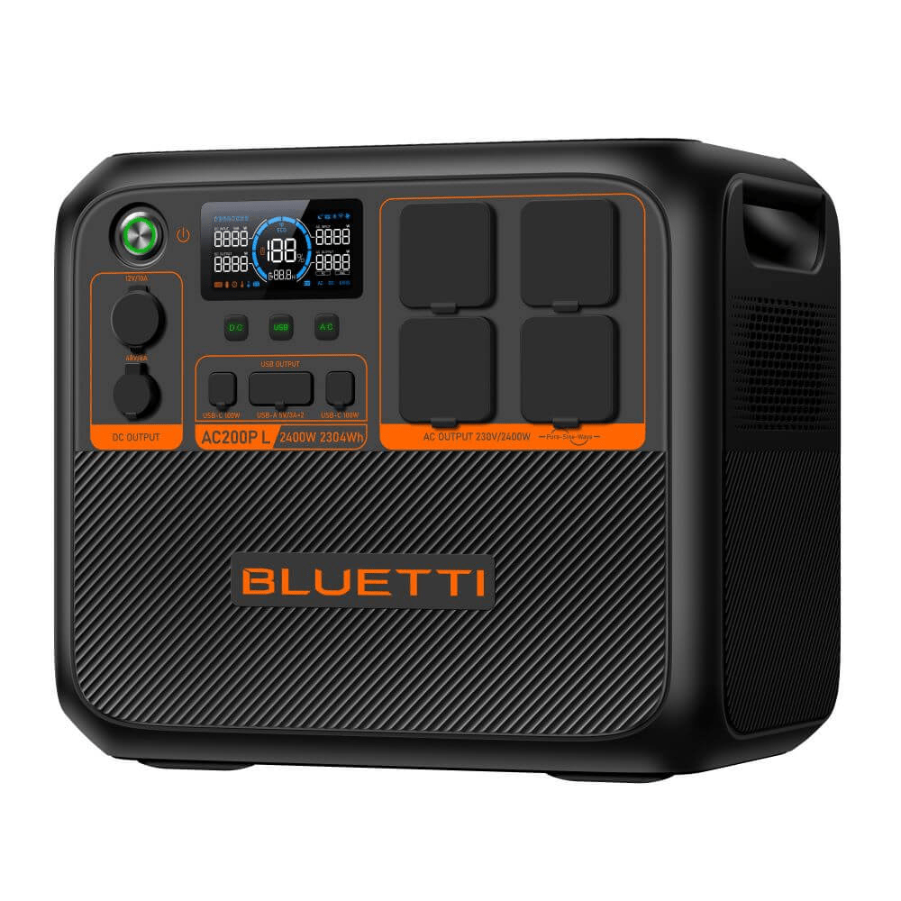 BLUETTI AC200PL Solar Portable Power Station | 2400W 2304Wh - Cap Rouge