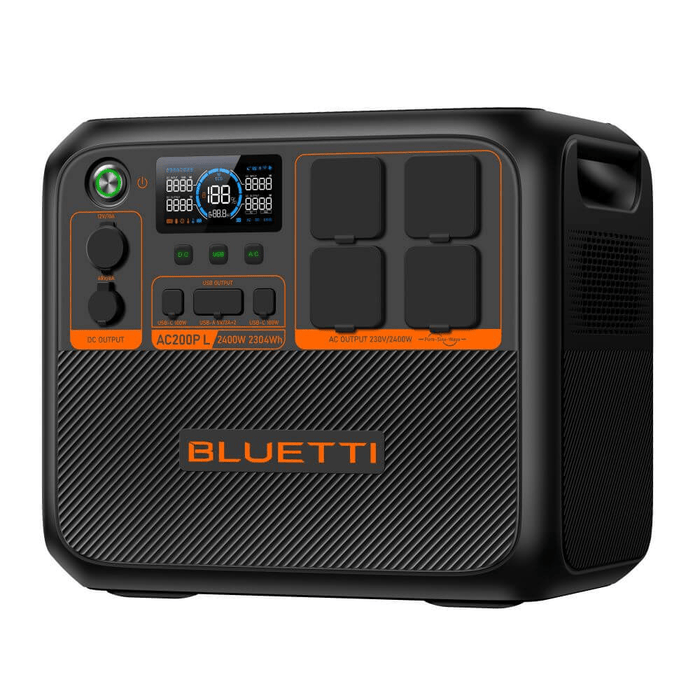 BLUETTI AC200PL Solar Portable Power Station | 2400W 2304Wh - Cap Rouge
