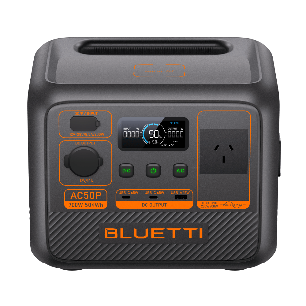 BLUETTI AC50P Portable Power Station | 700W 504Wh - Cap Rouge