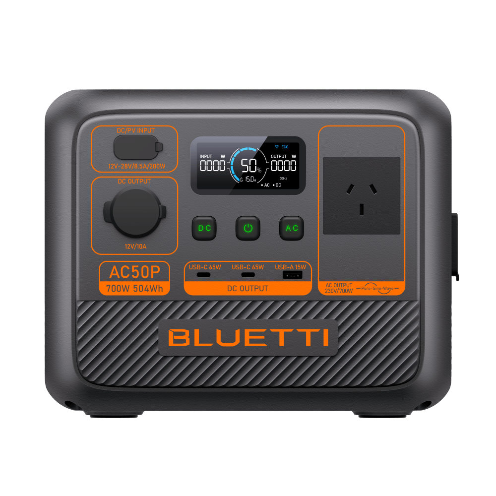 BLUETTI AC50P Portable Power Station | 700W 504Wh - Cap Rouge