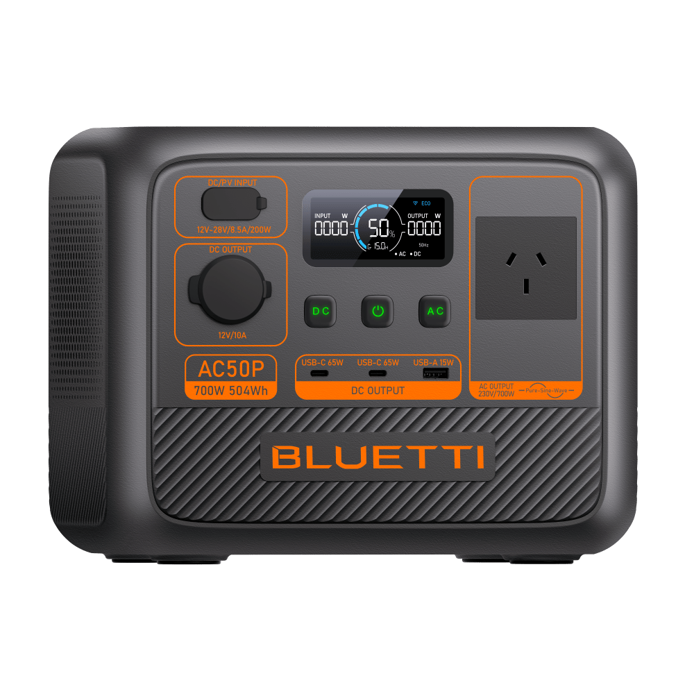 BLUETTI AC50P Portable Power Station | 700W 504Wh - Cap Rouge