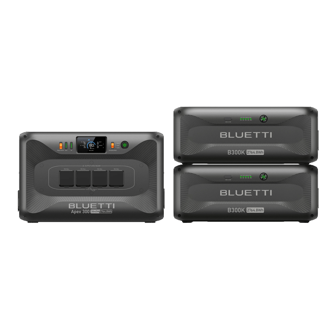 Bluetti Apex 300 Versatile Power Station | 3,840W 2764.8Wh - Cap Rouge