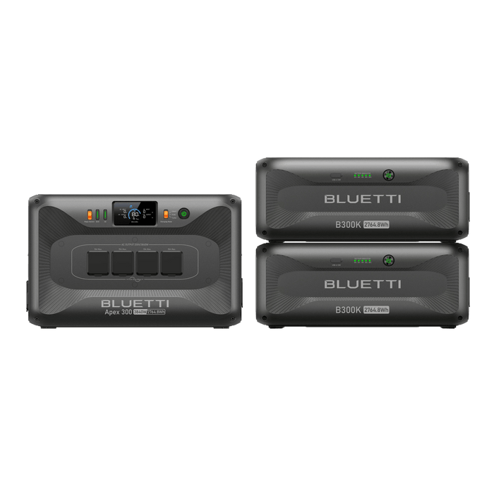 Bluetti Apex 300 Versatile Power Station | 3,840W 2764.8Wh - Cap Rouge