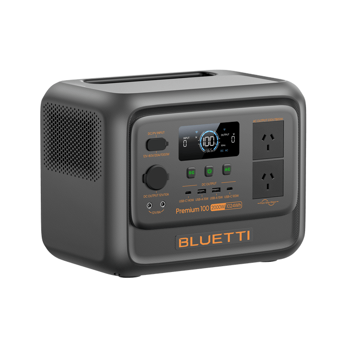 BLUETTI Premium Elite 100 V2 Portable Power Station | 2,000W 1,024Wh - Cap Rouge