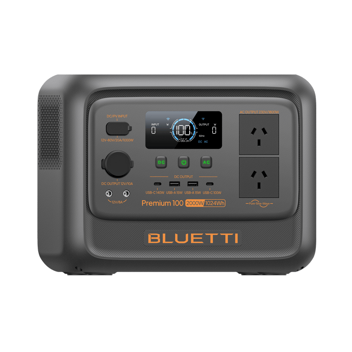 BLUETTI Premium Elite 100 V2 Portable Power Station | 2,000W 1,024Wh - Cap Rouge