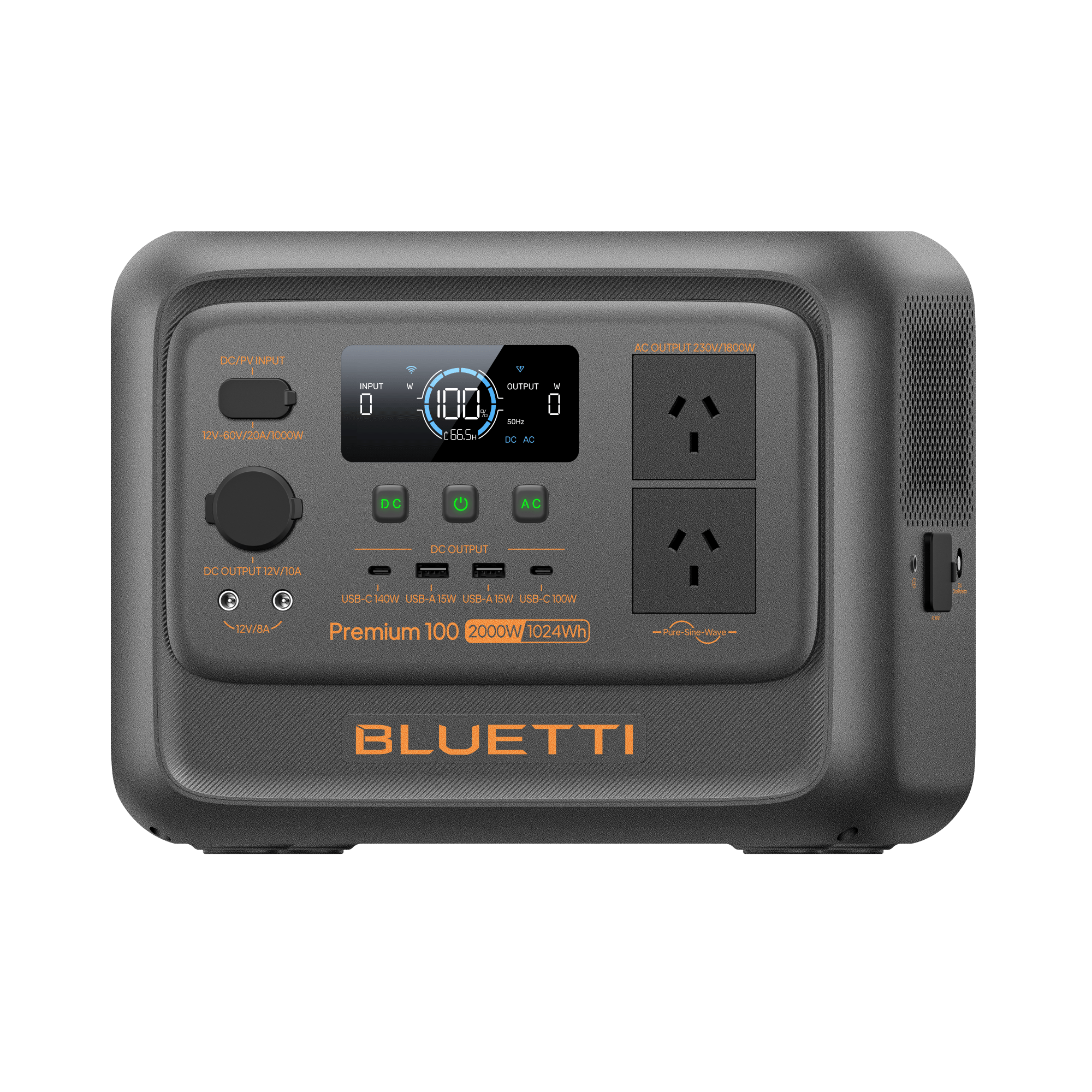 BLUETTI Premium Elite 100 V2 Portable Power Station | 2,000W 1,024Wh - Cap Rouge