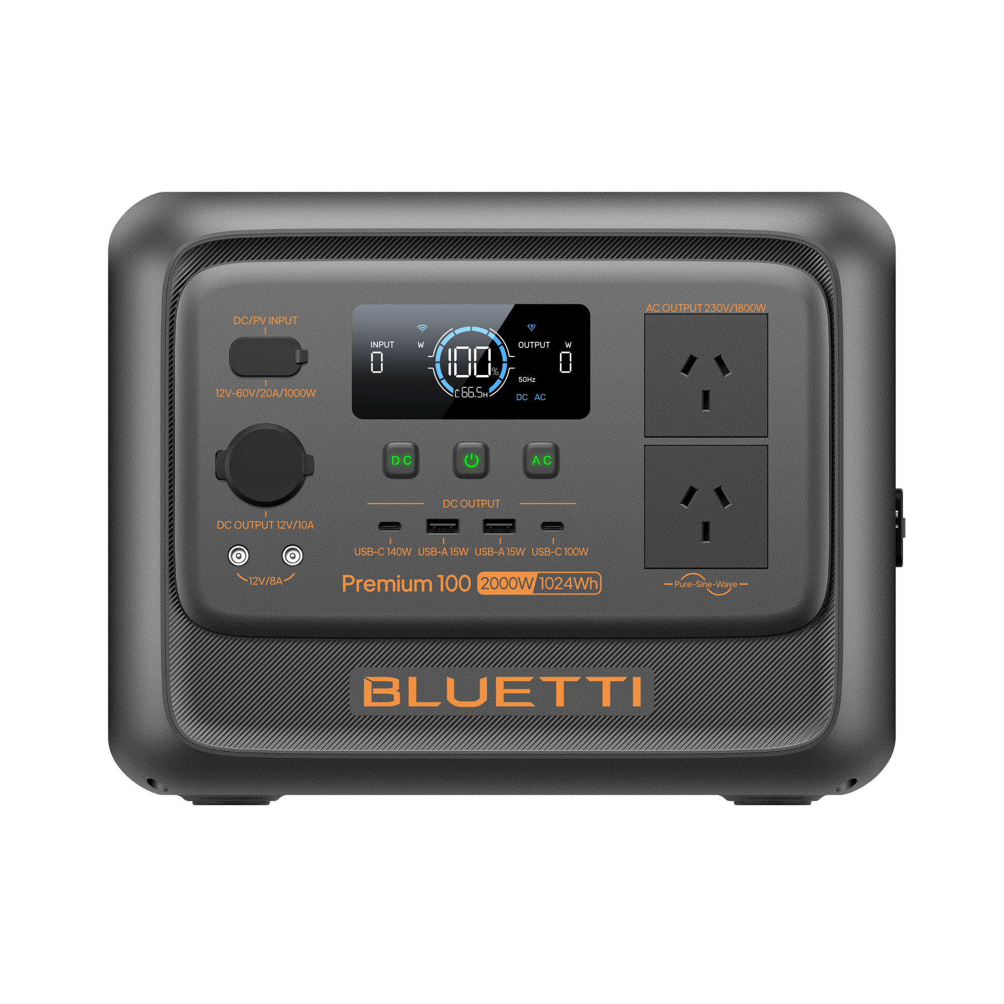 BLUETTI Premium Elite 100 V2 Portable Power Station | 2,000W 1,024Wh - Cap Rouge
