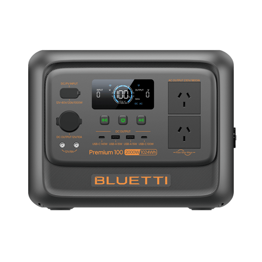 BLUETTI Premium Elite 100 V2 Portable Power Station | 2,000W 1,024Wh - Cap Rouge