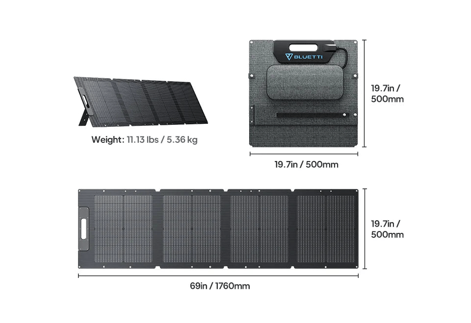 BLUETTI PV120D Solar Panel | 120W - Cap Rouge