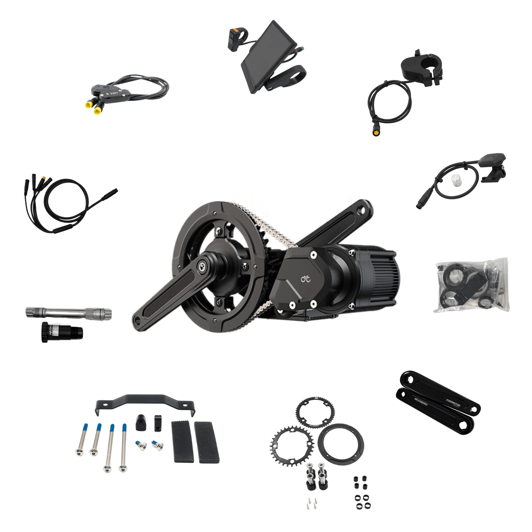 Conversion Kit Bike Red Electric Bicycle conversion kits — Cap Rouge
