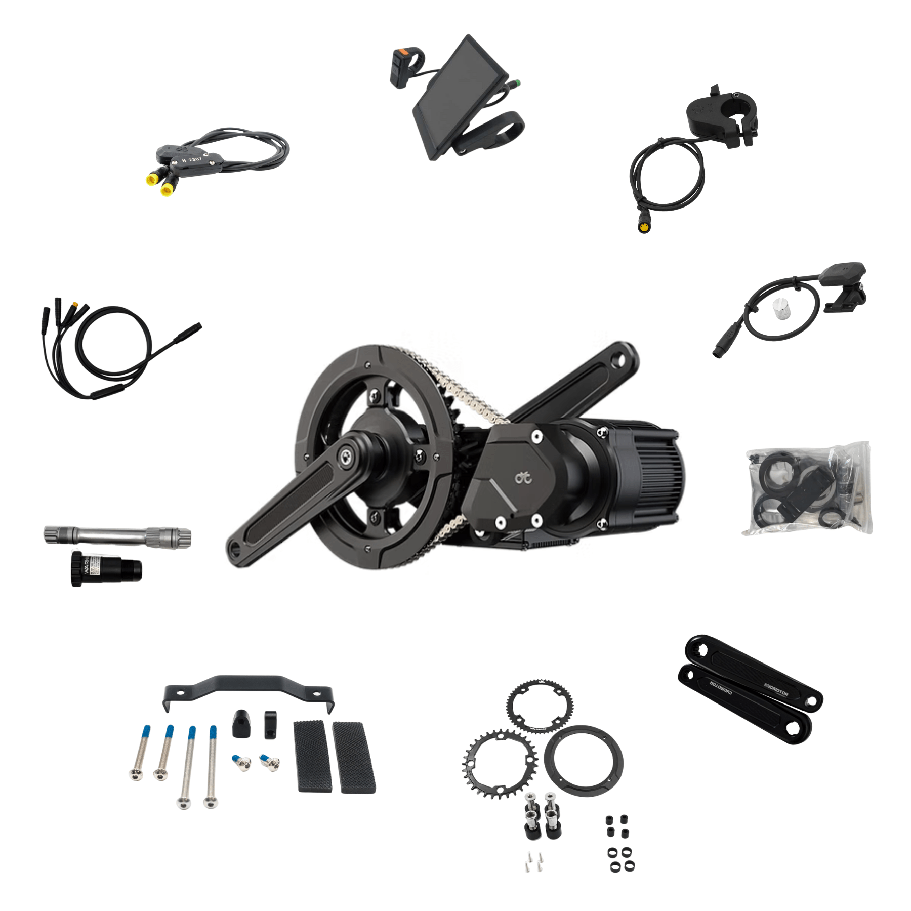 Cyc Motor 5000w Electric Bike Kit CYC X1 Pro Gen Mid Drive EBike
