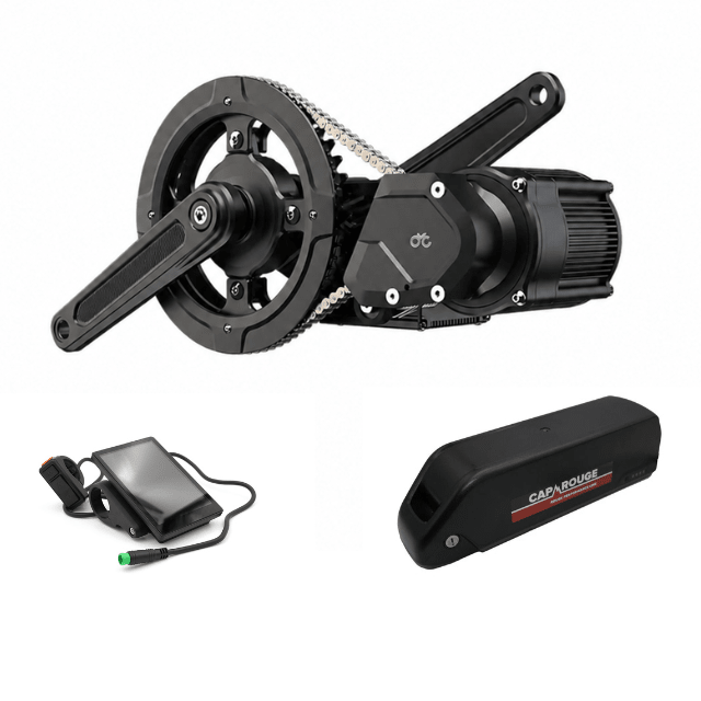 CYC X1 Pro Gen 4 Mid Drive eBike Conversion Kit With Cap Rouge 72V Battery + Charger