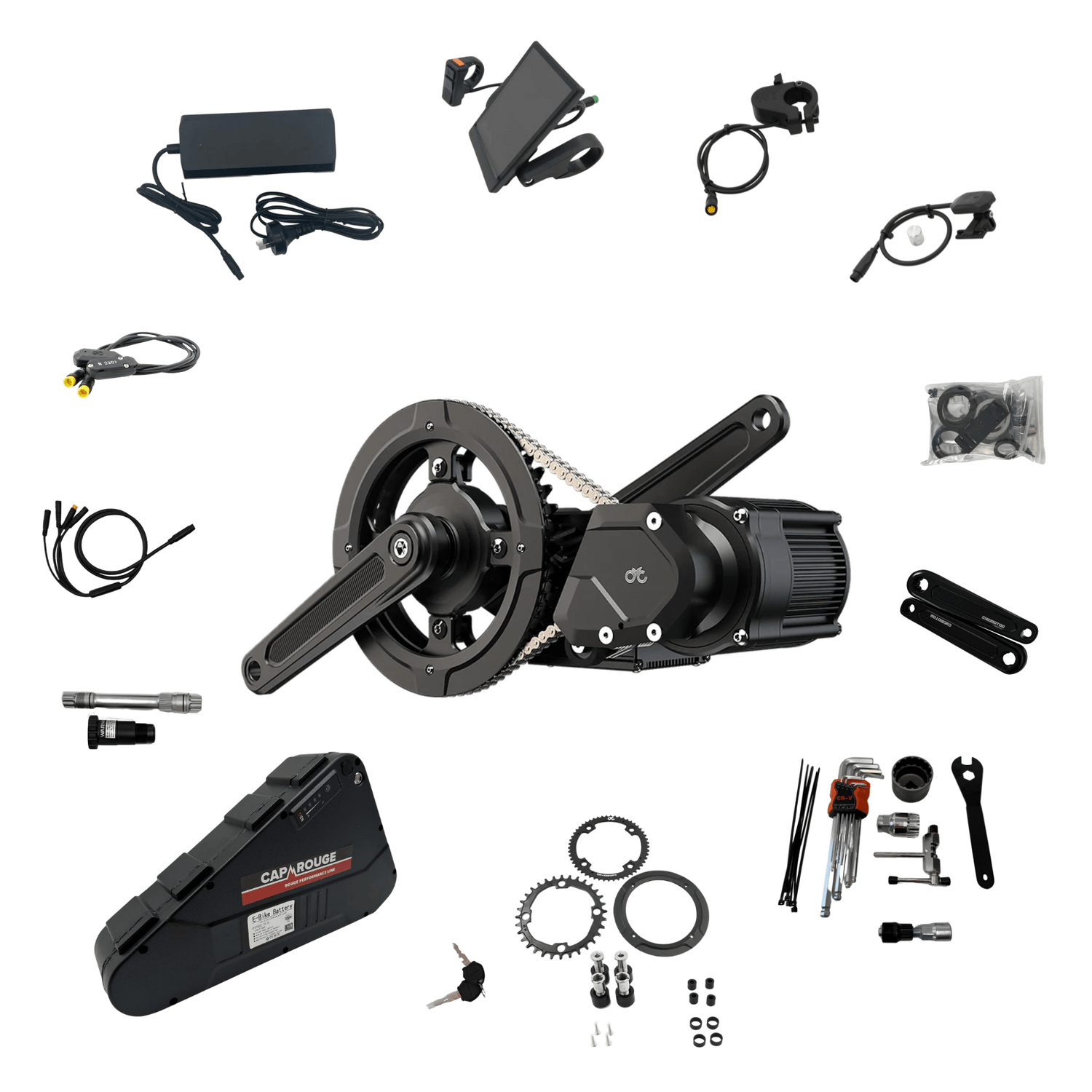 CYC X1 Pro Gen Mid Drive eBike Conversion Kit With 72V 20Ah