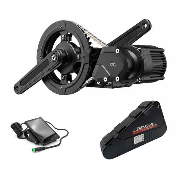 CYC X1 Pro Gen 4 Mid Drive eBike Conversion Kit With 72V 20Ah Battery - Cap Rouge