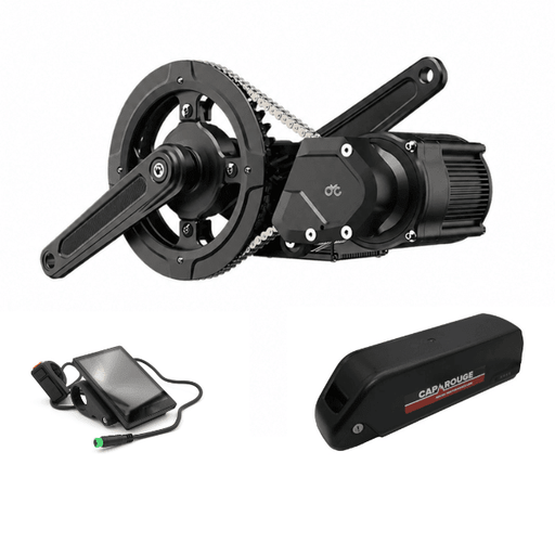 CYC X1 Pro Gen 4 Mid Drive eBike Conversion Kit With Cap Rouge 72V Battery + Charger - Cap Rouge