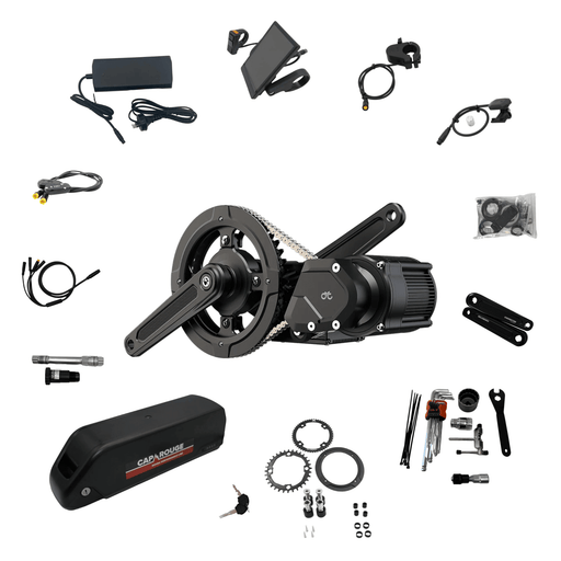 CYC X1 Pro Gen 4 Mid Drive eBike Conversion Kit With Cap Rouge 72V Battery + Charger - Cap Rouge