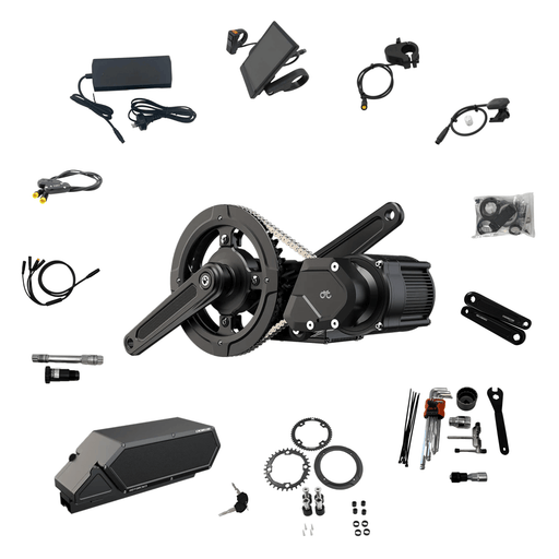 CYC X1 Pro Gen 4 Mid Drive eBike Conversion Kit With CYC Battery + Charger - Cap Rouge