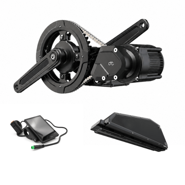 CYC X1 Pro Gen 4 Mid Drive eBike Conversion Kit With CYC Battery + Charger - Cap Rouge