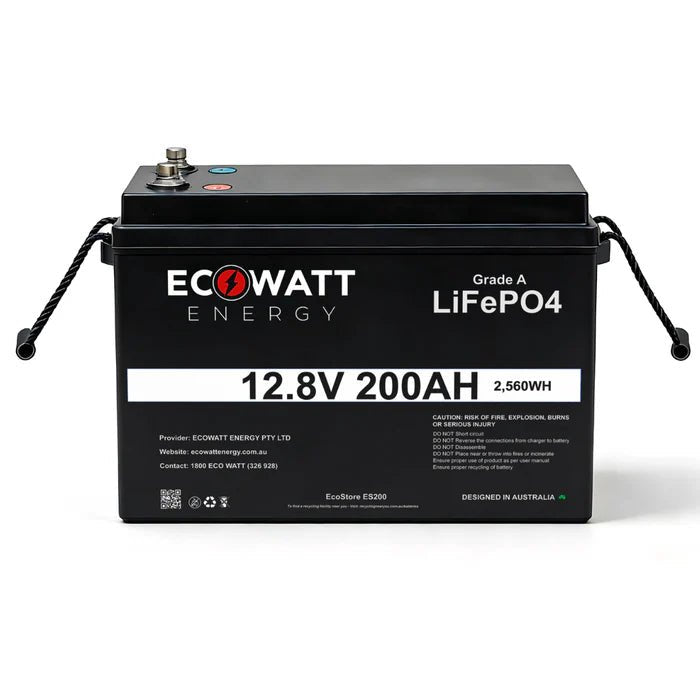 EcoStore 200Ah 12.8V LiFePO4 Battery - Cap Rouge
