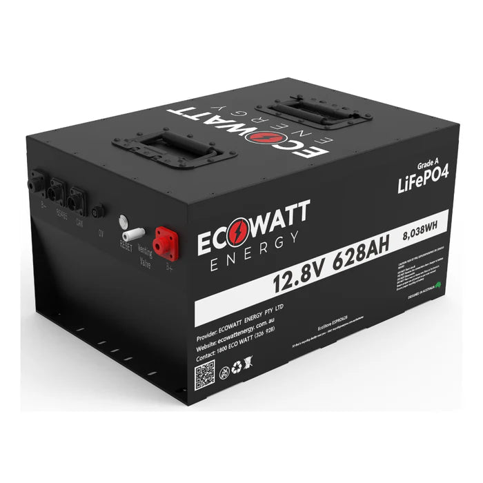 EcoStore PRO 628Ah 12V LiFePO4 Battery - Cap Rouge