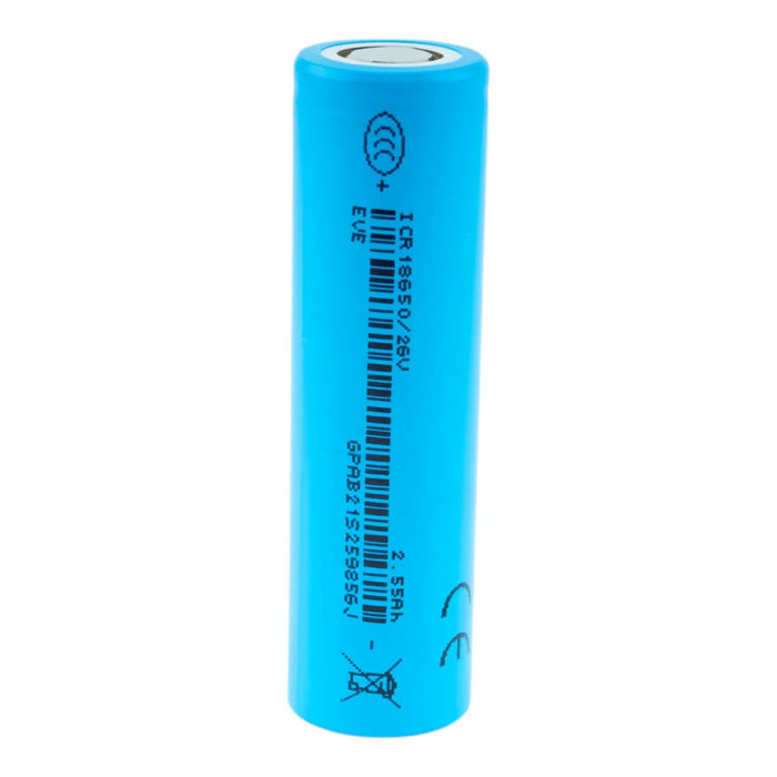 EVE 26V 18650 2550mAh 7.5A Battery - Cap Rouge