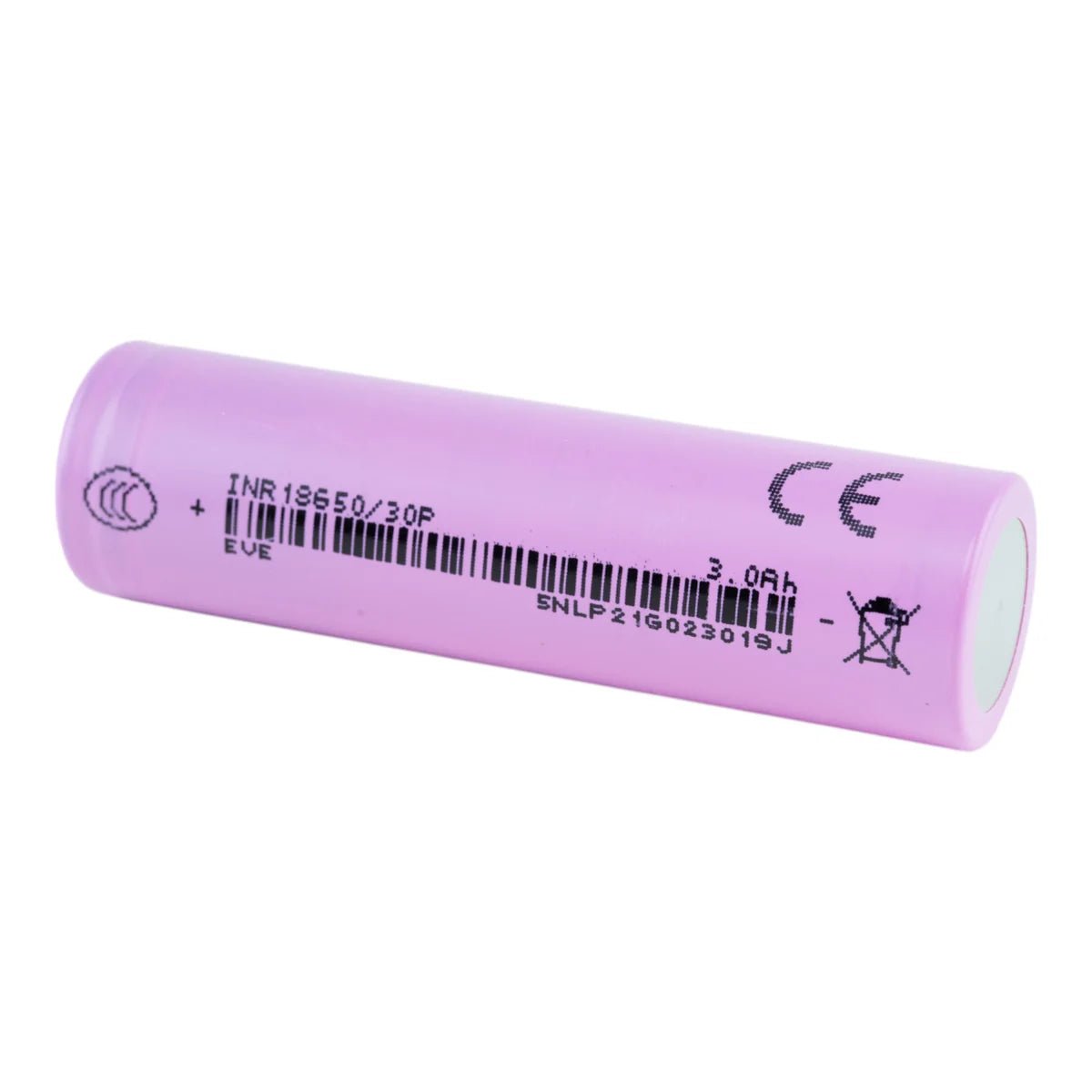 EVE 30P 18650 3000mAh 30A Battery - Cap Rouge