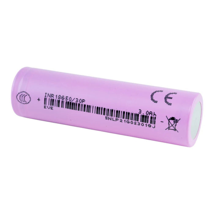 EVE 30P 18650 3000mAh 30A Battery - Cap Rouge