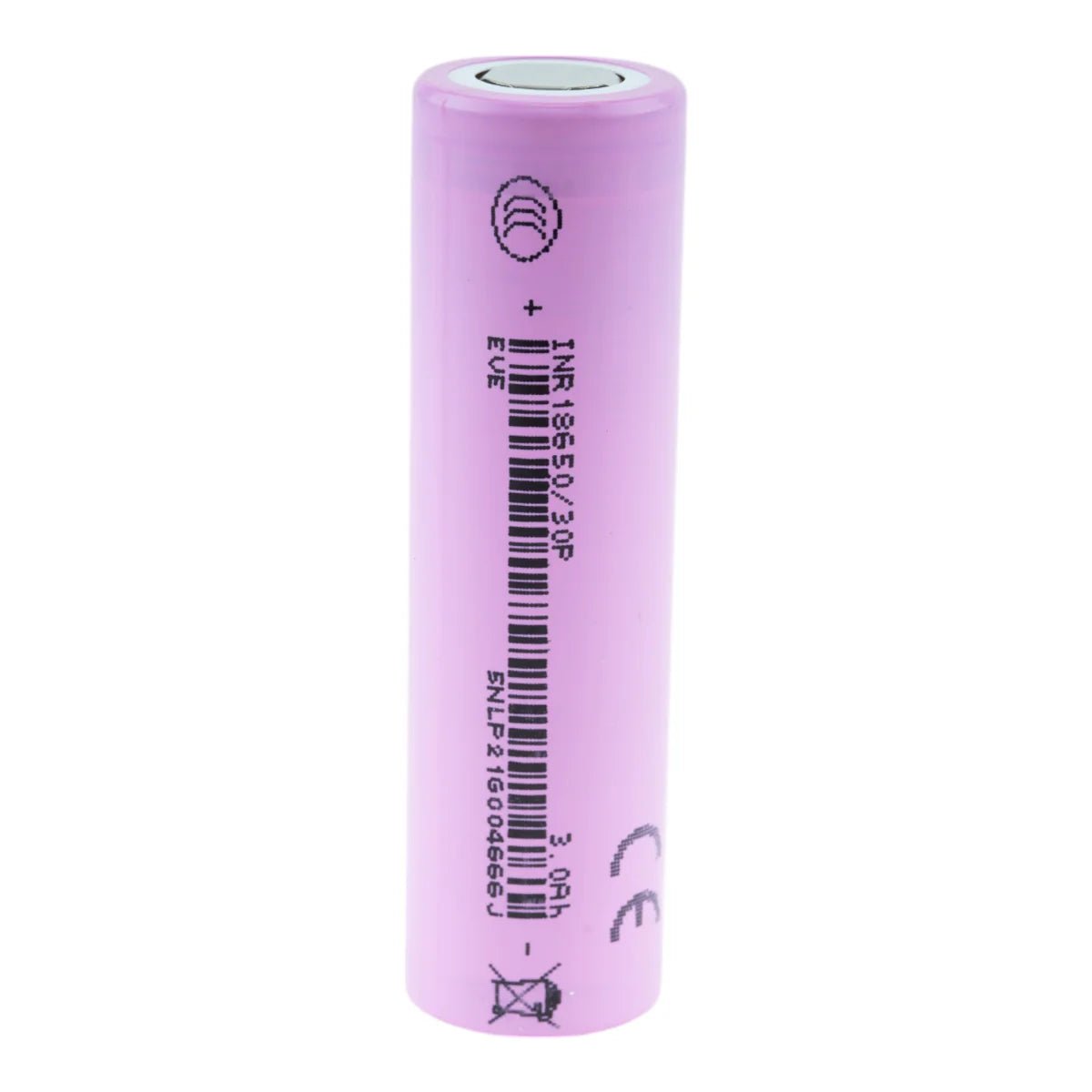 EVE 30P 18650 3000mAh 30A Battery - Cap Rouge