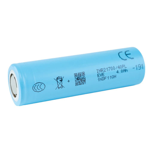 EVE 40PL 21700 4000mAh 70A Battery - Cap Rouge