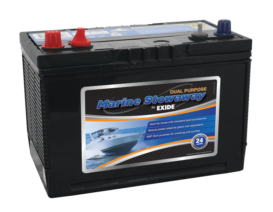 Exide Batteries Stowaway MSDP27D Marine Battery - Cap Rouge