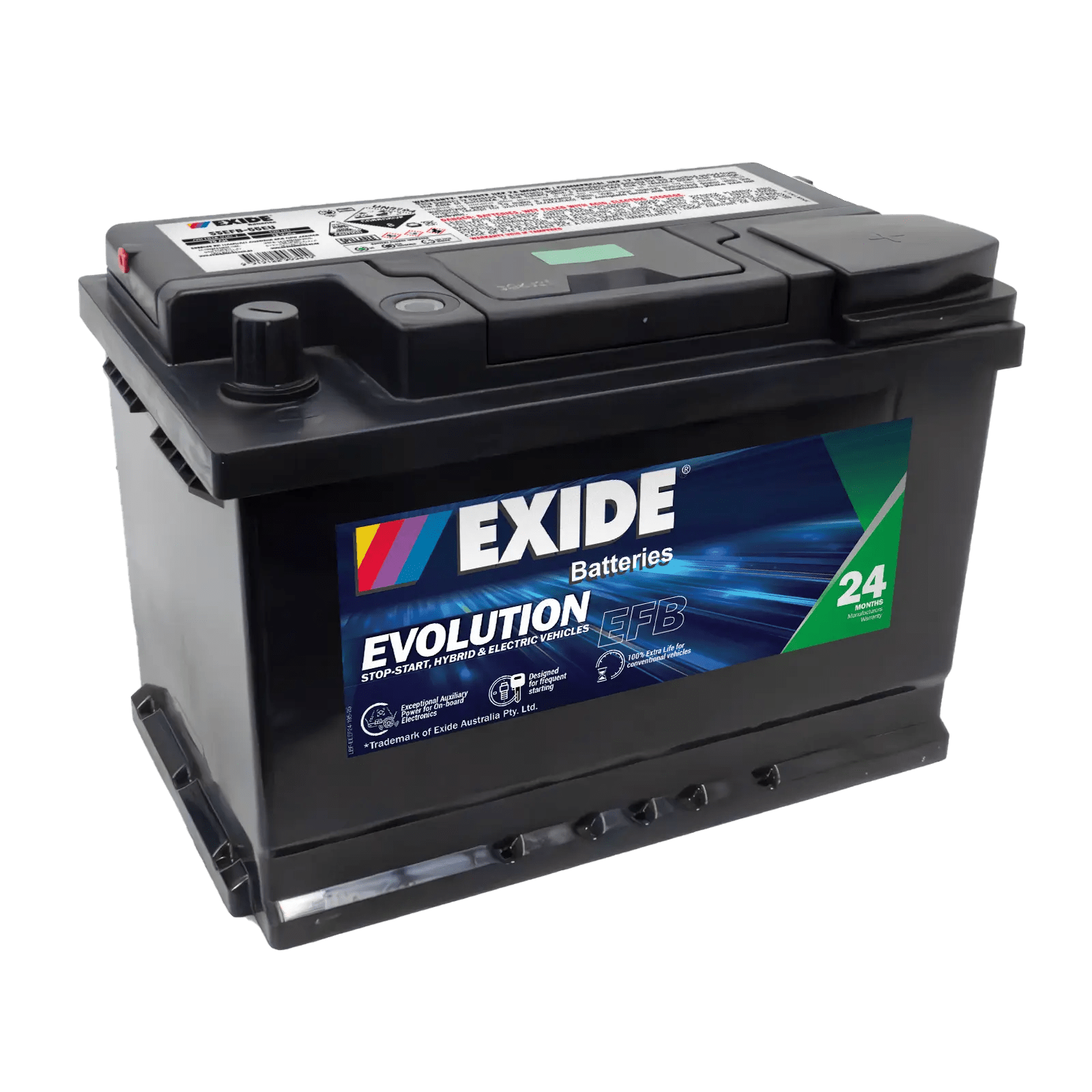 Exide SSEFB-66EU 12V, 720CCA Stop-Start Battery - Cap Rouge
