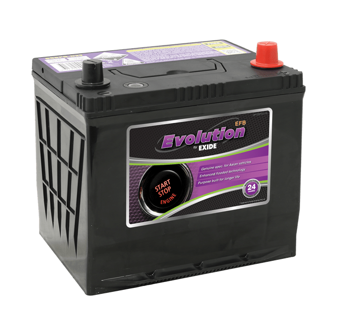 EXIDE SSEFB - D23 12V 650CCA Stop Start Battery Q85 - Cap Rouge