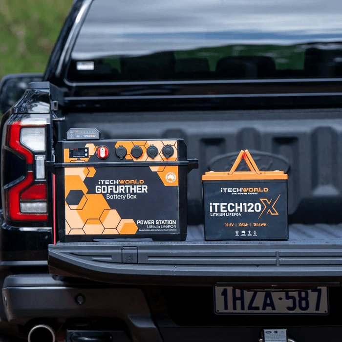 iTechWorld iTECH120X Deep Cycle Lithium Battery with Bluetooth LiFePO4 105Ah - Cap Rouge