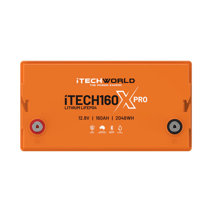 iTechWorld iTECH160X PRO Deep Cycle Lithium Battery with Bluetooth LiFePO4 160Ah - Cap Rouge