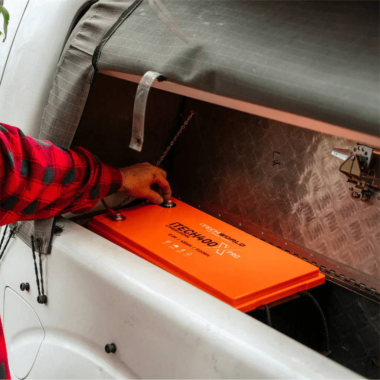 iTechWorld iTECH400X PRO Deep Cycle Lithium Battery with Bluetooth LiFePO4 400Ah - Cap Rouge