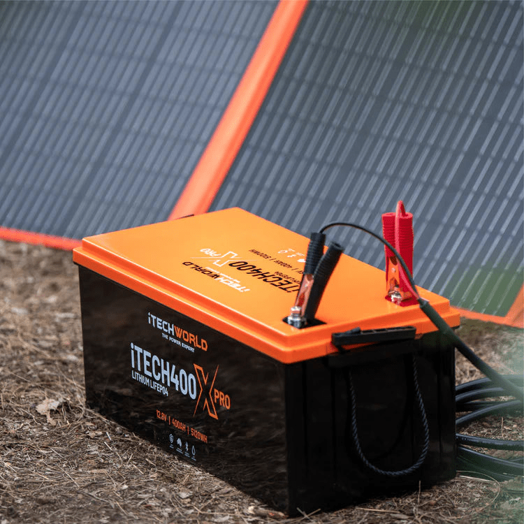 iTechWorld iTECH400X PRO Deep Cycle Lithium Battery with Bluetooth LiFePO4 400Ah - Cap Rouge