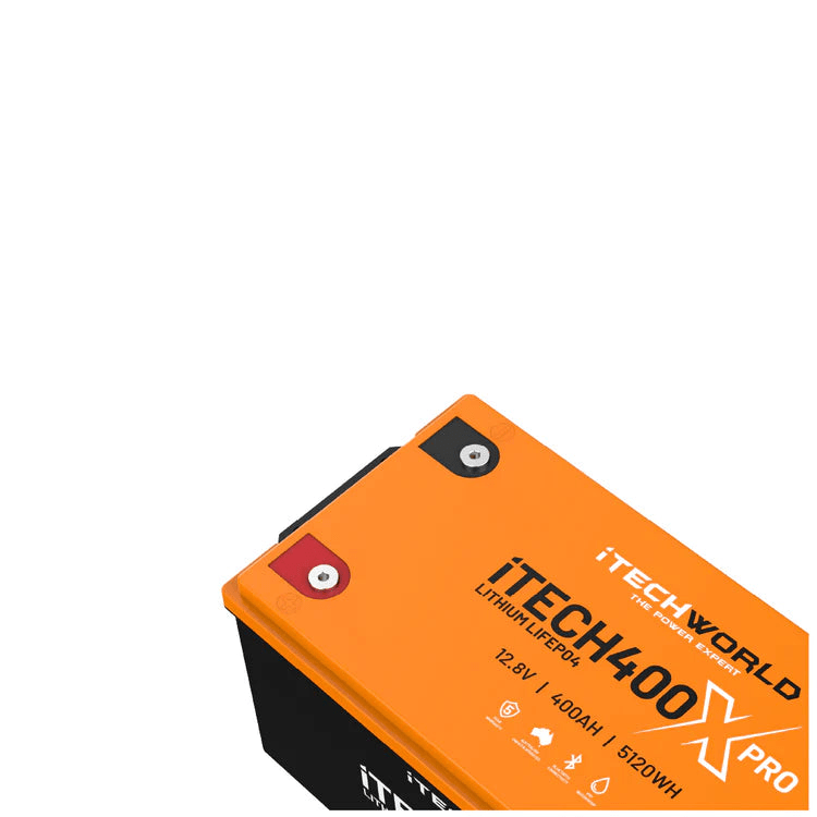 iTechWorld iTECH400X PRO Deep Cycle Lithium Battery with Bluetooth LiFePO4 400Ah - Cap Rouge