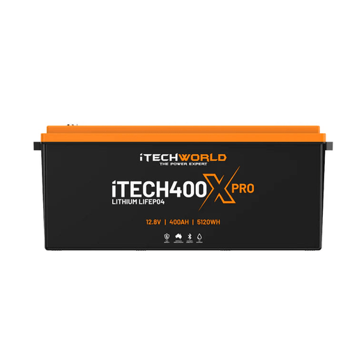 iTechWorld iTECH400X PRO Deep Cycle Lithium Battery with Bluetooth LiFePO4 400Ah - Cap Rouge